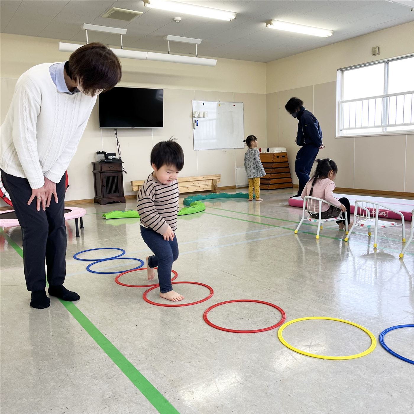 みらくる江別の療育の様子